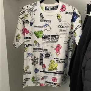 Kenzo X Verdy White Graphic T-Shirt